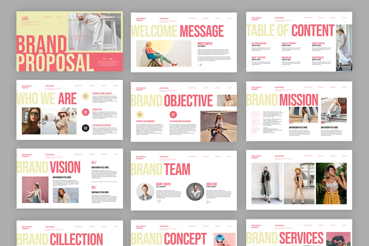 Brand Proposal  Presentation, a Presentation Template by MightyDesign (Photo 3 of 7)