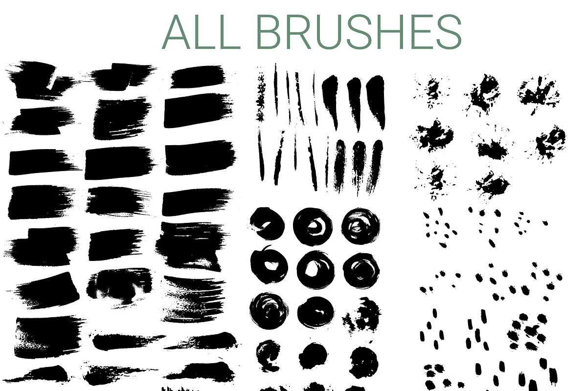 Watercolor Brushes for Illustrator preview 3