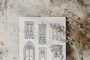 Doors. Vector set, an Object Illustration by iri-illustration (Thumbnail 6 of 9)