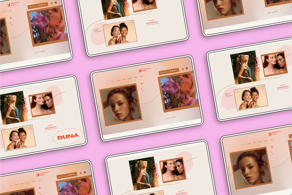 MAKERSLUV: Wix Website Template, a Websites & App Template by dunagency (Photo 5 of 9)