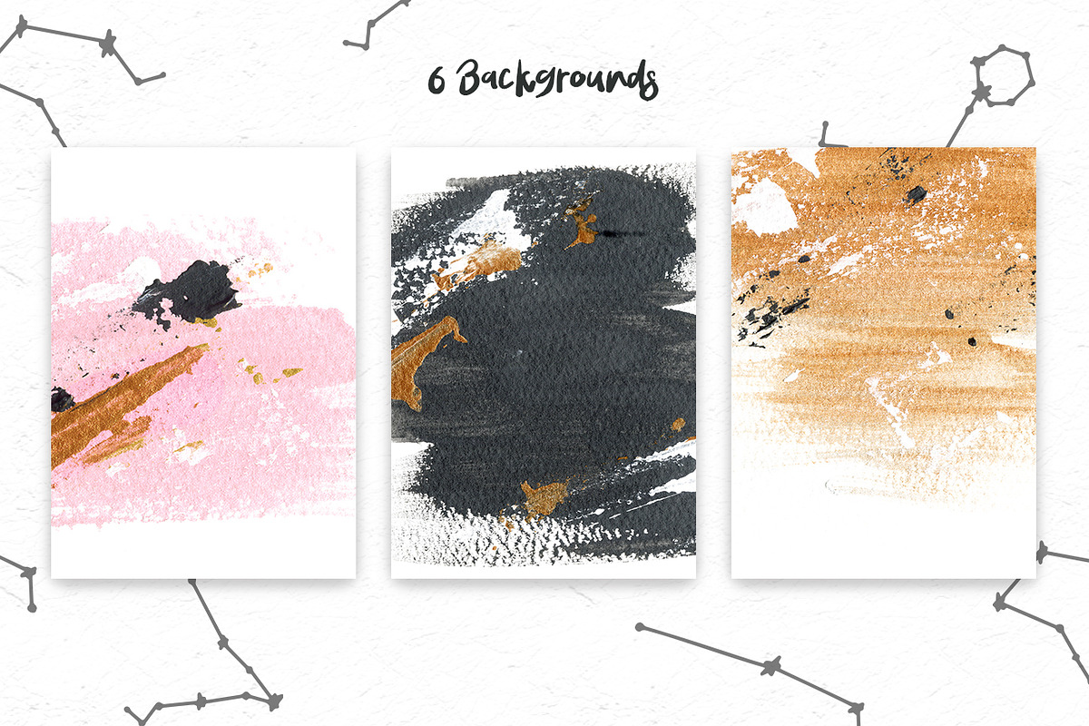 Black Moon clipart, a Texture Illustration by anastasiia.art (Photo 4 of 8)