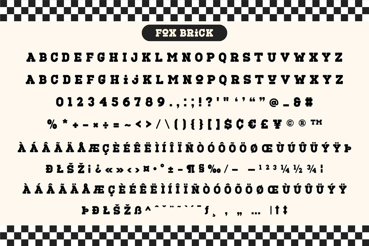 Fox Brick 4 Font Styles, a Slab Serif Font by Fox7 By Rattana (Photo 9 of 13)
