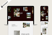 Editorial Showit Website Template, an App Template by Seventh Made (Thumbnail 1 of 4)