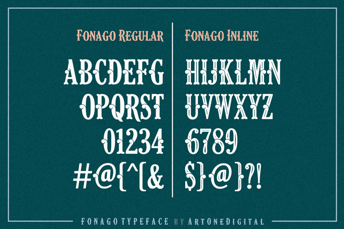 Fonago Typeface preview 4