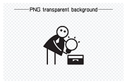 Business People Stick Figure Clipart, a Work Illustration by Designfour (Thumbnail 5 of 8)