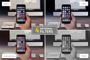 Handheld Device Mockups, an iPhone Mockup by h3design (Thumbnail 6 of 6)
