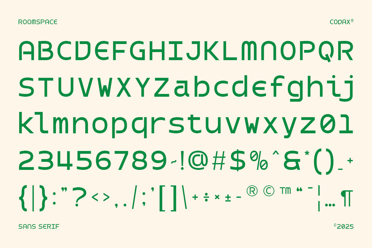 Codax Corporate Minimal Modern Font, a Sans Serif Font by roomspace creative lab (Photo 10 of 10)