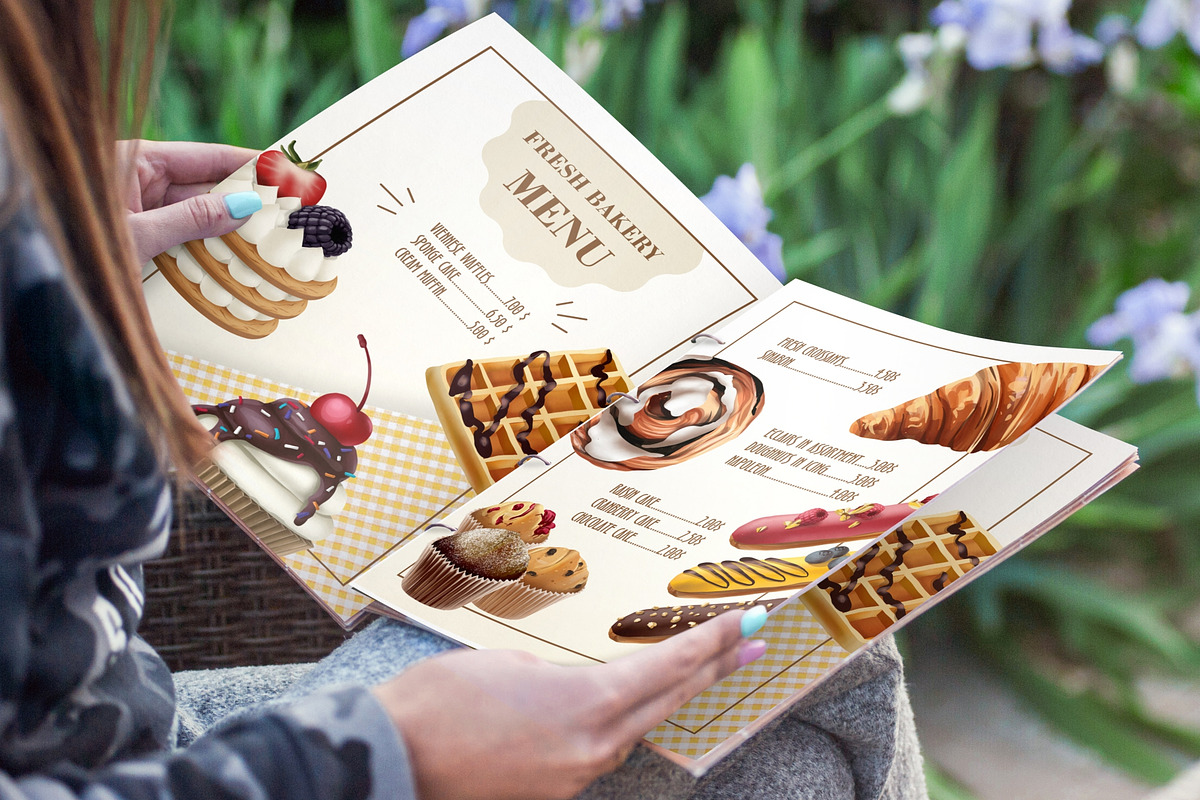 Collection of baking illustration