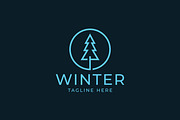 Winter Pine Tree Logo Forest, a Branding & Logo Template by Signatoro (Thumbnail 3 of 3)