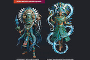 Aztec Deities Cliparts, a Person Illustration by ThatsDesignArt (Thumbnail 3 of 15)