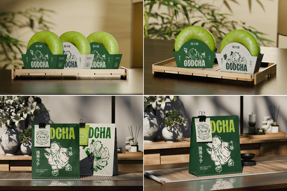 40+ Matcha Mockup & Packaging Bundle, a Packaging Mockup by Vitora Mockup (Photo 7 of 13)