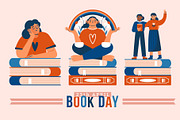 World Book Day. Vector collection, an Education Illustration by Renberrry.Store (Thumbnail 3 of 12)