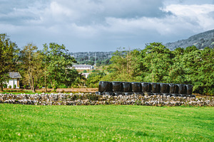 Rural farmland panorama telephoto, an Industrial Photo by SkyNext