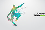 Silhouettes of a skateboarder, a Person Illustration by Matrosovv (Thumbnail 3 of 4)