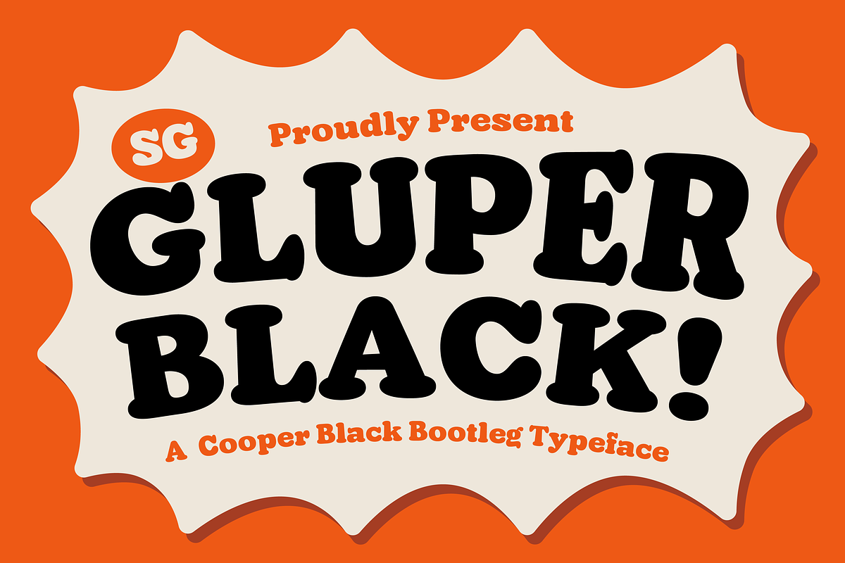 SG - GLUPER, a Font by Studio Gulden (Photo 1 of 16)