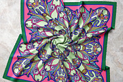 Mint & Amethyst Paisley Scarf, an Object Graphic by ilustrinna (Thumbnail 5 of 7)