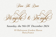 Bridgerton Script, a Script Font by Has_rizal (Thumbnail 9 of 15)