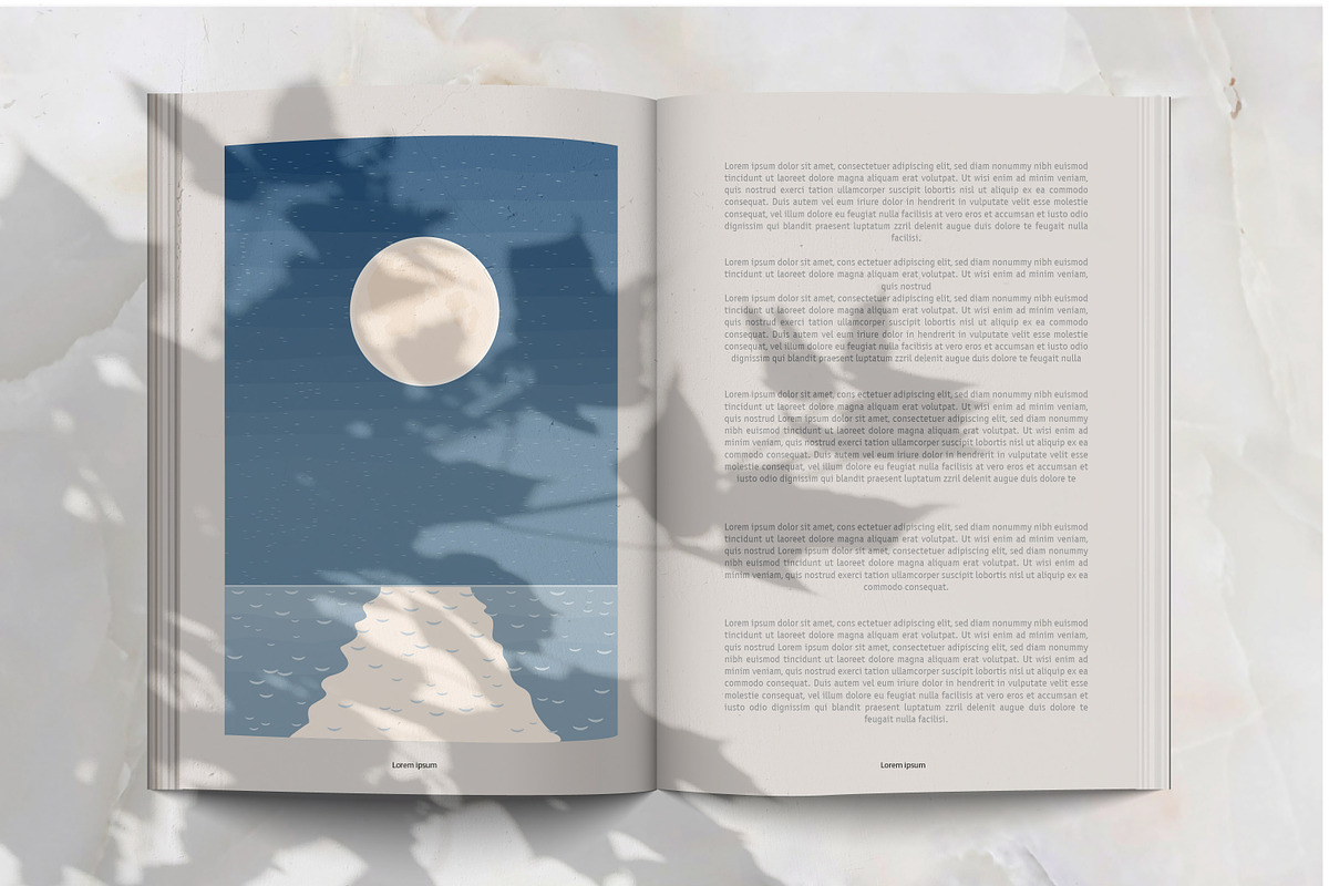 Girl and sea landscape scene creator, a Person Illustration by Imaginary Party (Photo 10 of 11)
