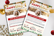 Realtor Holiday Flyer Size Letter, a Flyer Template by CreativeVinesStore (Thumbnail 1 of 5)