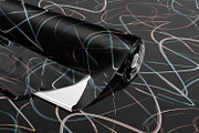 Dark Wavy Backgorund, a Texture Graphic by MalyskaStudio (Thumbnail 3 of 6)