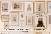 Minimalist posters for little ones, a Background Graphic by Purple (Thumbnail 1 of 10)