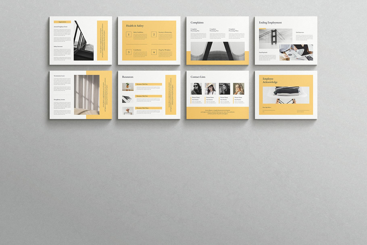 Employee Handbook CANVA Template, a Magazine Template by TemplatesForest (Photo 8 of 8)