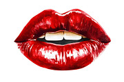 red lips, a Decorative Illustration by VetalStock (Thumbnail 1 of 3)