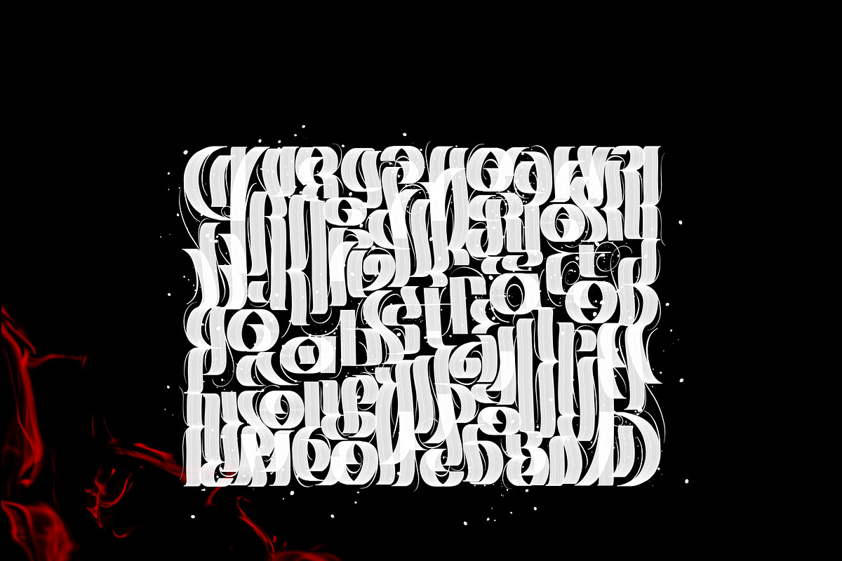 Blackletter Procreate Brushes, a Brush Add-On by Emmanuel Buron (Photo 13 of 13)