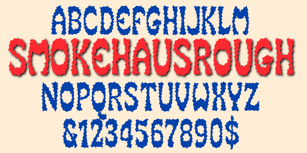 SmokeHaus, a Sans Serif Font by Ingrimayne Type (Photo 5 of 6)