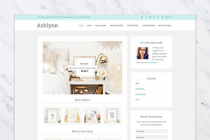 Ashlynn // Genesis eCommerce Theme, a WordPress Template by WP Chic
