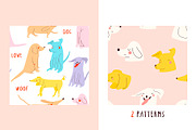Funky Dogs, an Animal Illustration by iliveinoctober (Thumbnail 3 of 9)