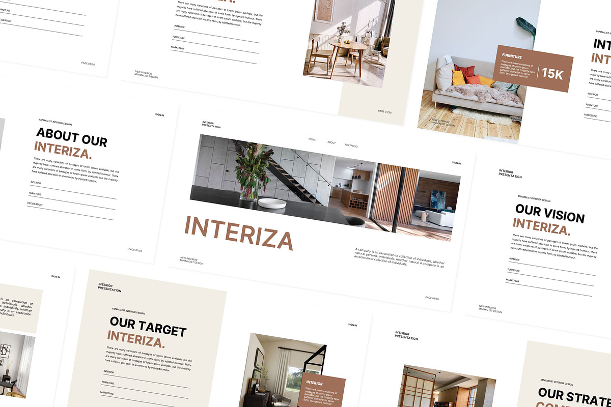 Interiza - Furniture Presentation, a Presentation Template by prps.std (Photo 1 of 9)
