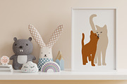 Abstract Cat clipart, an Animal Illustration by ApetekMarket (Thumbnail 6 of 7)