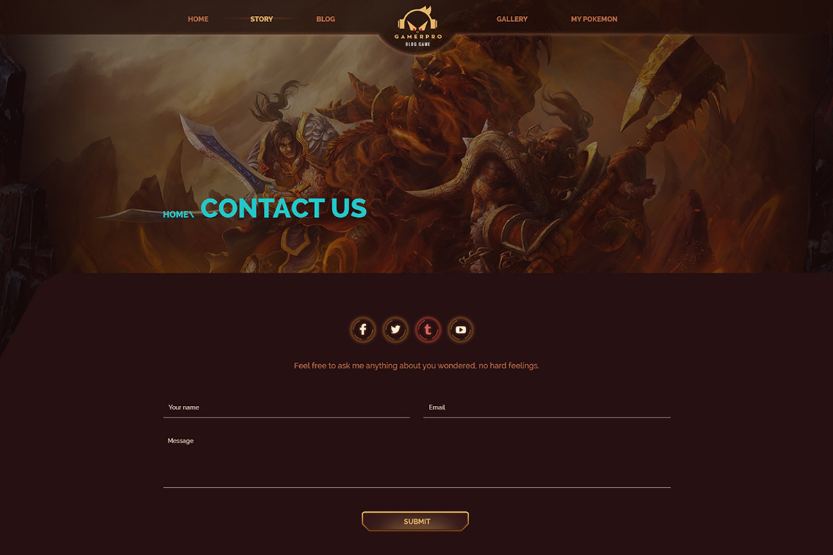 Gamepro - Fantacstic Gamer Site PSD, a Websites & App Template by Knighthemes (Photo 9 of 10)