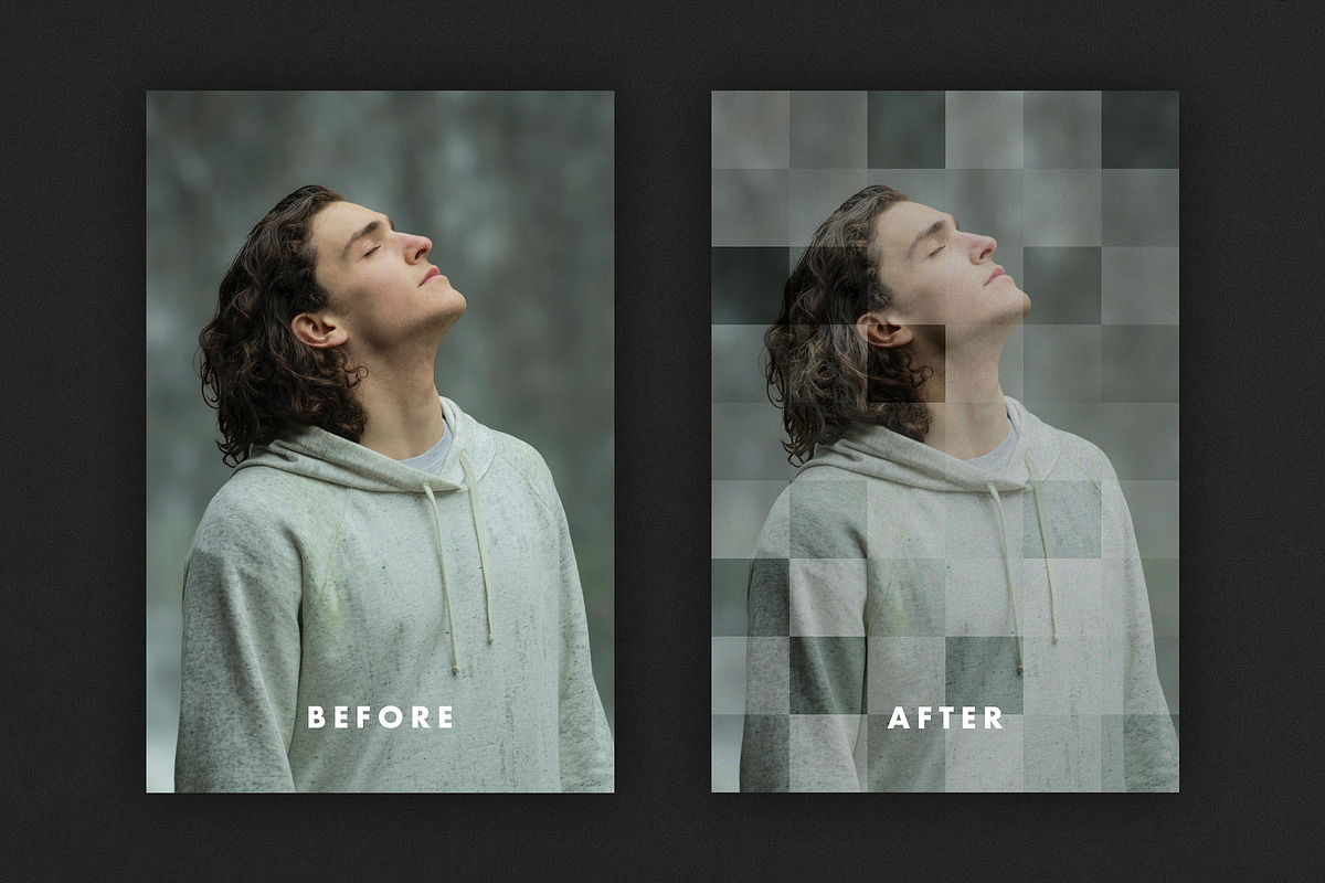 Checkered Pixelated Poster Effect, a Layer Style Add-On by Design Squad (Photo 3 of 5)