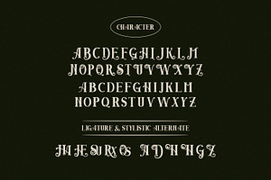 Angwie Serif Art Font