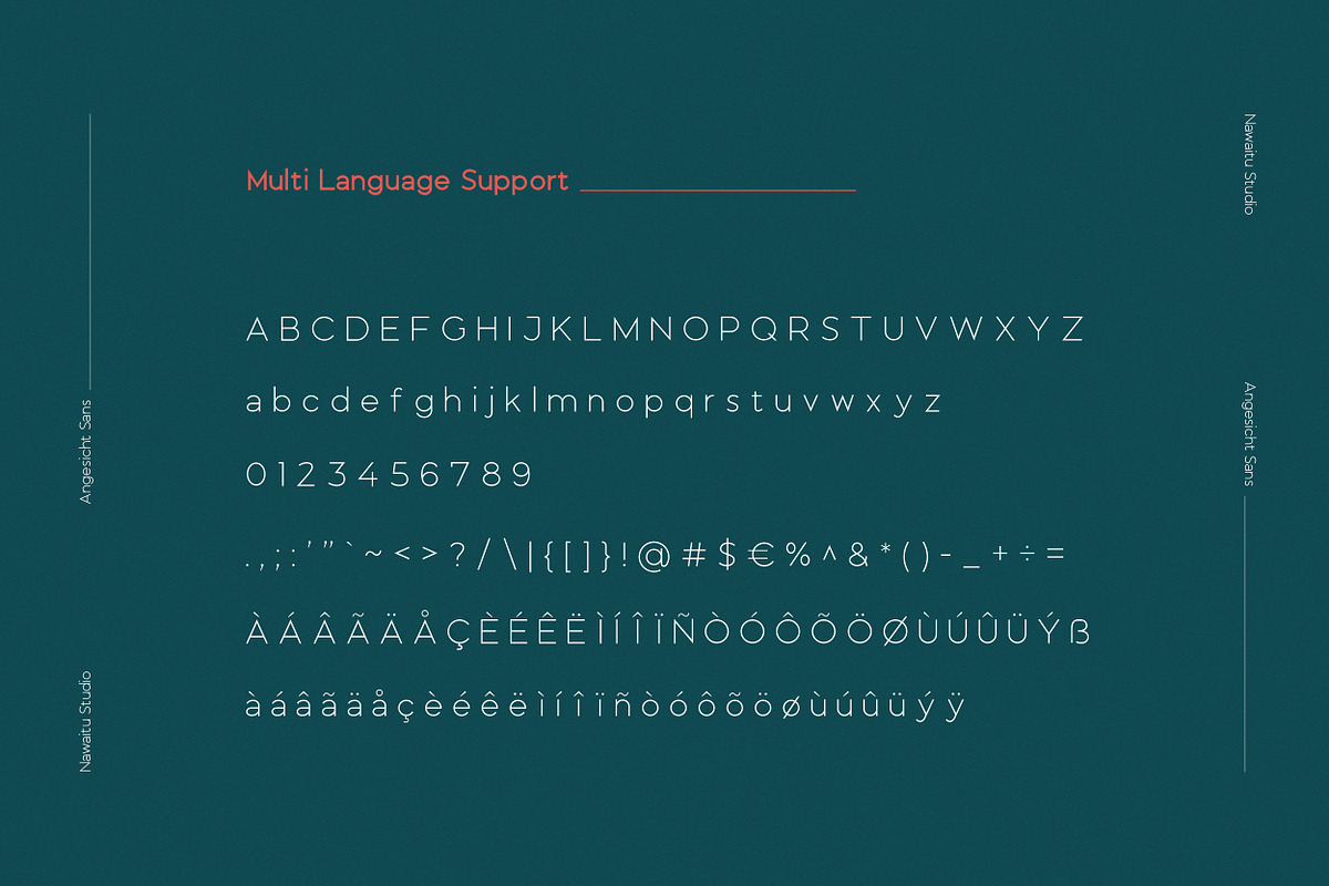 Angesicht | Modern Sans Serif preview 3