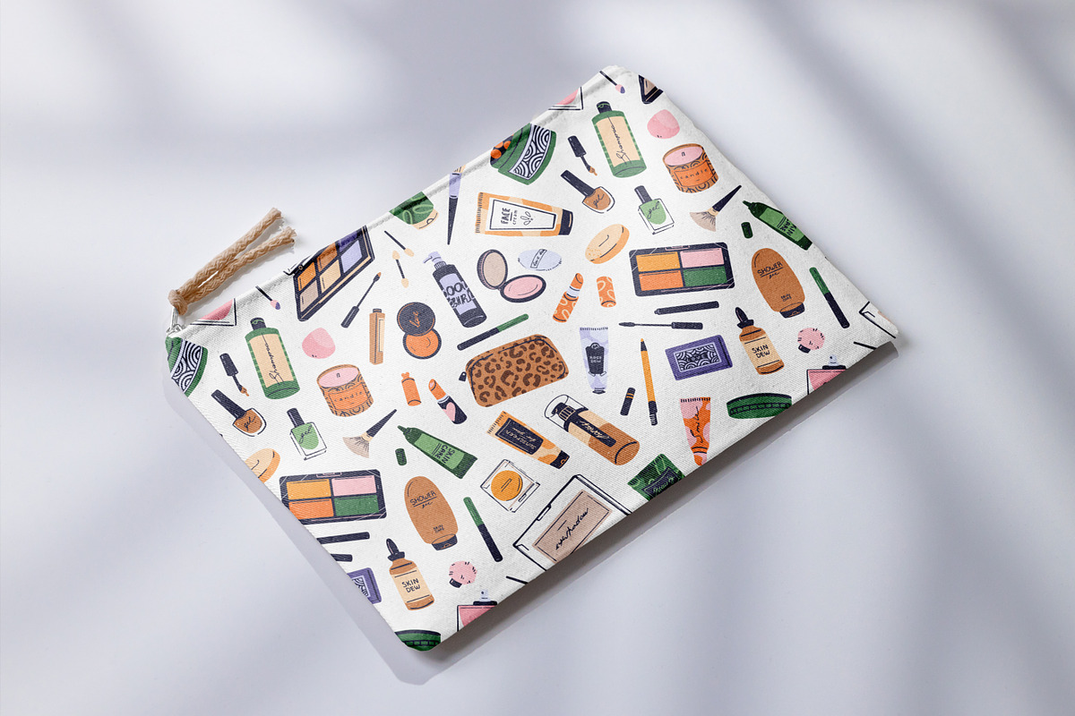 Beauty products set + templates, an Object Illustration by PaperTrident (Photo 10 of 10)