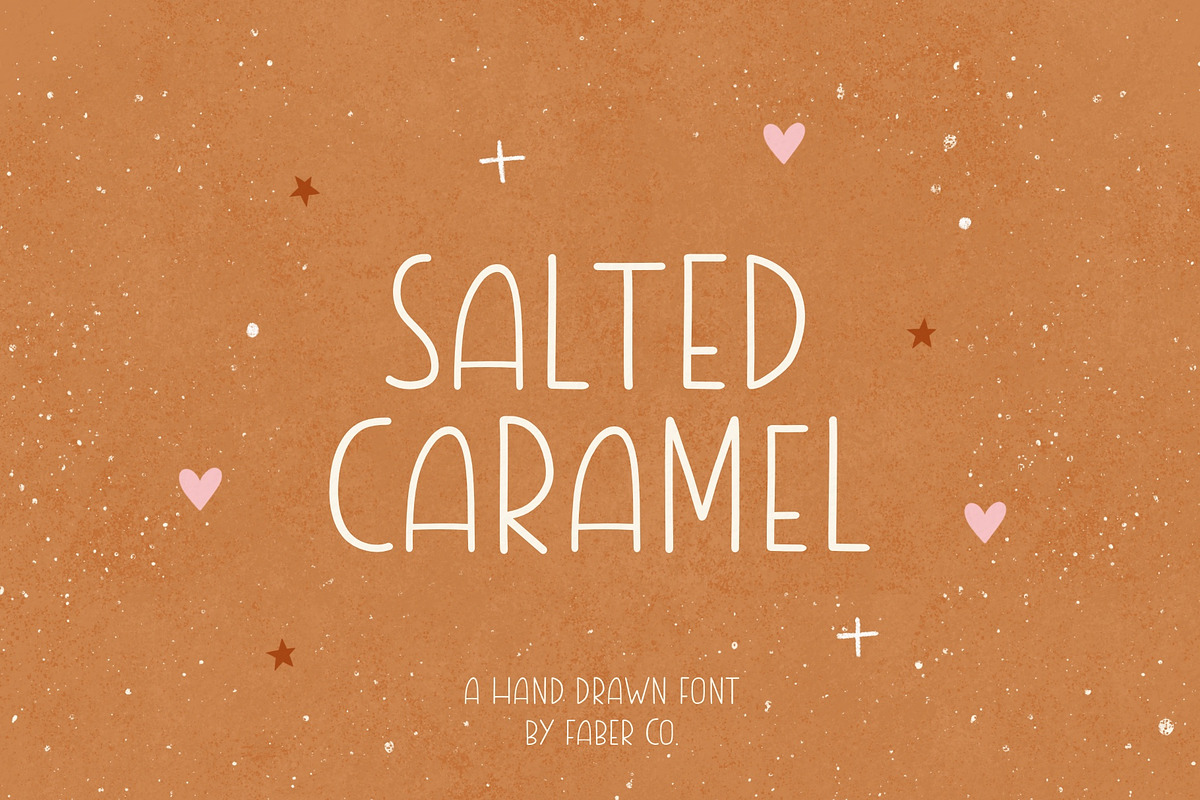 Salted Caramel | Handwritten Font, a Sans Serif Font by Faber Co. (Photo 1 of 5)