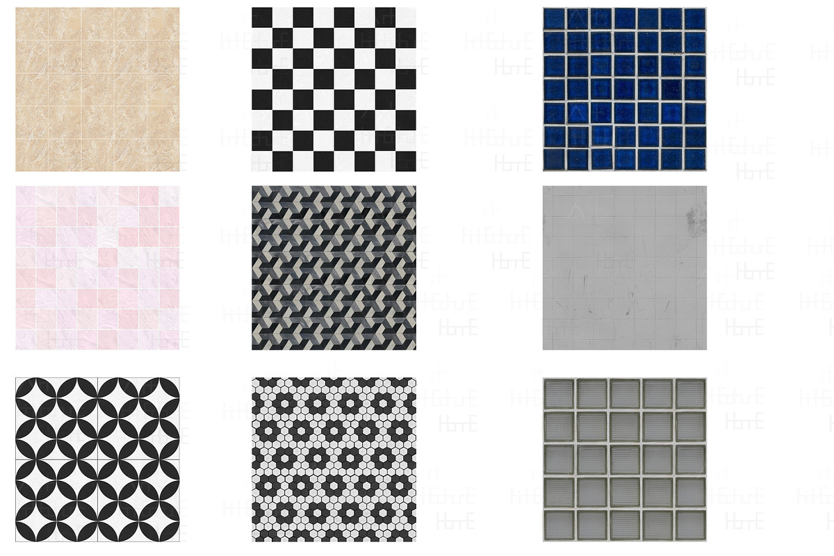 Seamless Tile Textures Simple Series, a Texture Graphic by Arthitecture Home (Photo 2 of 11)