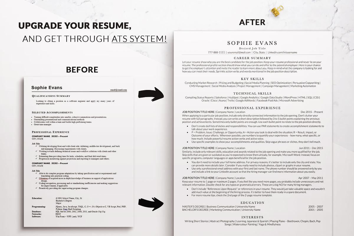 Modern ATS Resume Template, a Resume Template by BestResumes.Co (Photo 5 of 9)