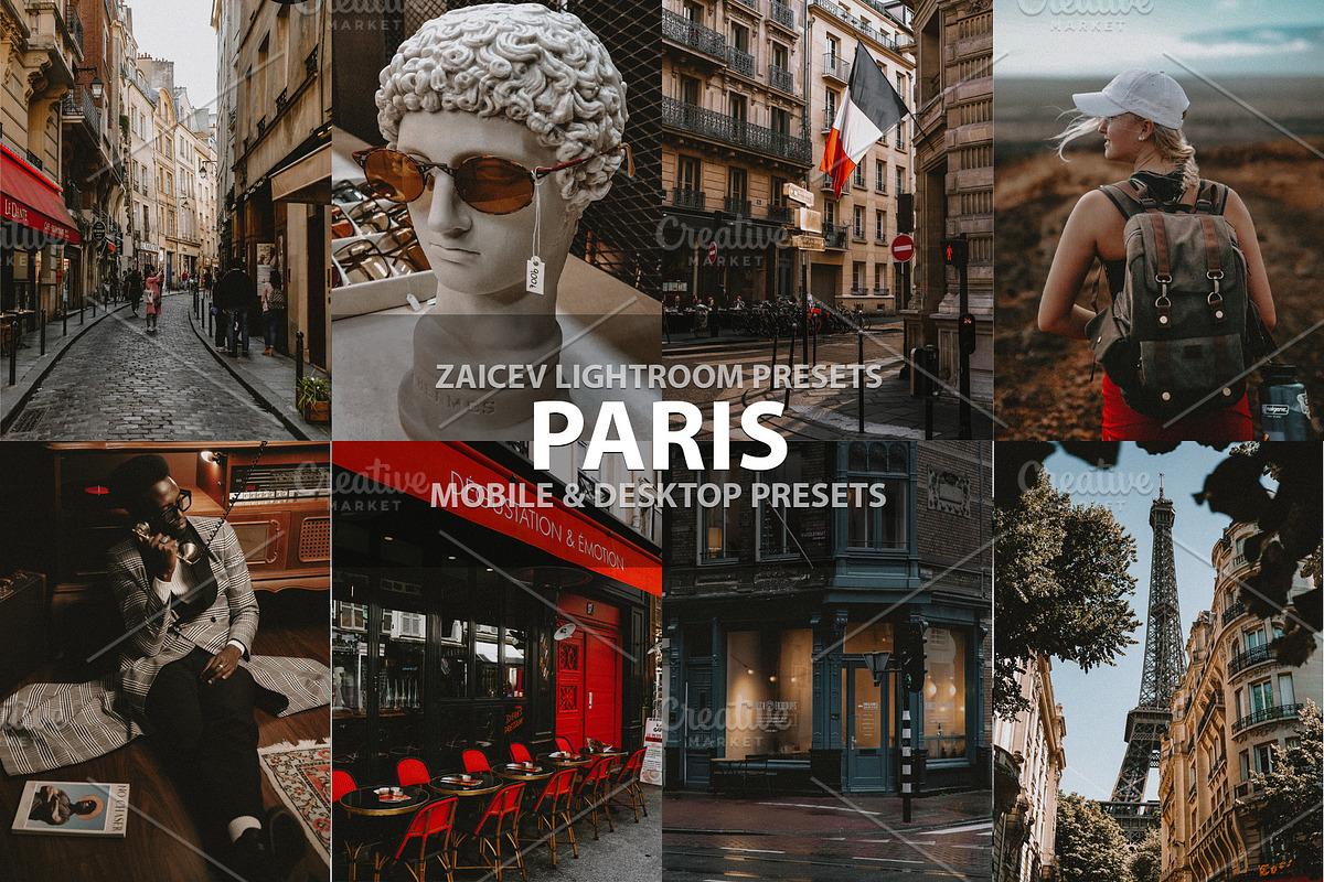 Paris LR mobile desktop PRESET, a Preset Add-On by Zaicev Lightroom presets (Photo 1 of 5)