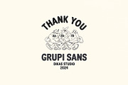 Grupi Sans - Basic Rounded Font, a Sans Serif Font by Dikas Studio (Thumbnail 6 of 6)