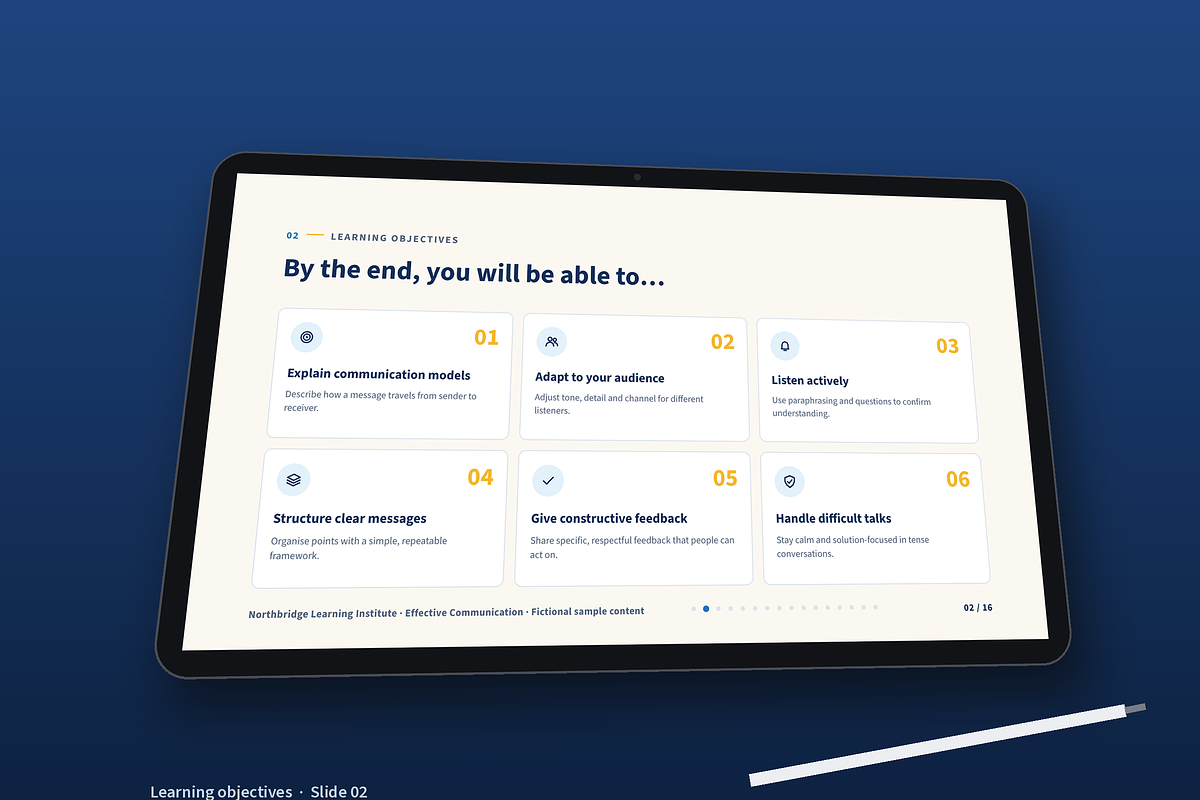 Education Presentation Template, a Presentation Template by novexora (Photo 1 of 4)