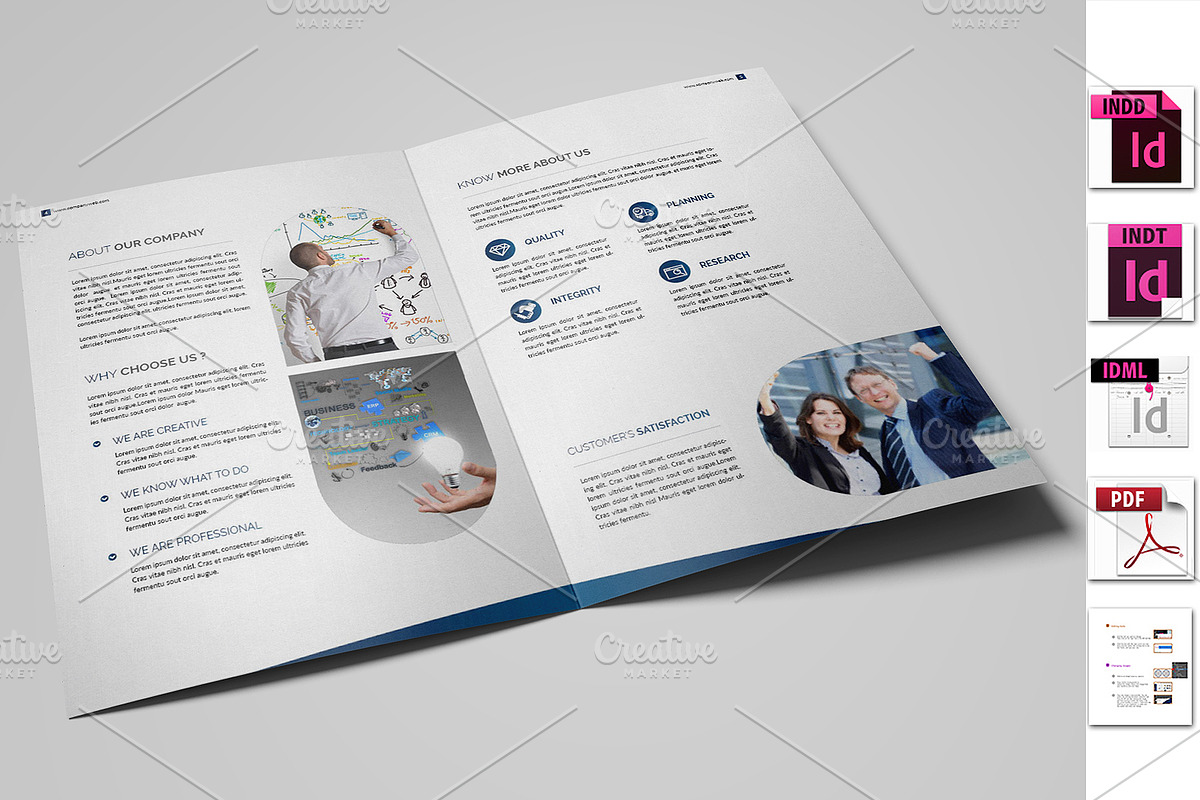 Corporate Bifold Brochure V2, a Brochure Template by MithunLekson (Photo 2 of 3)