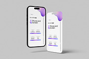 Phone and Screen Mockup, an iPhone Mockup by swsi-studio (Thumbnail 4 of 5)