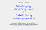 Oliver Whisper Messy Handwritten, a Handwritten Font by Letterhend Studio (Thumbnail 10 of 12)