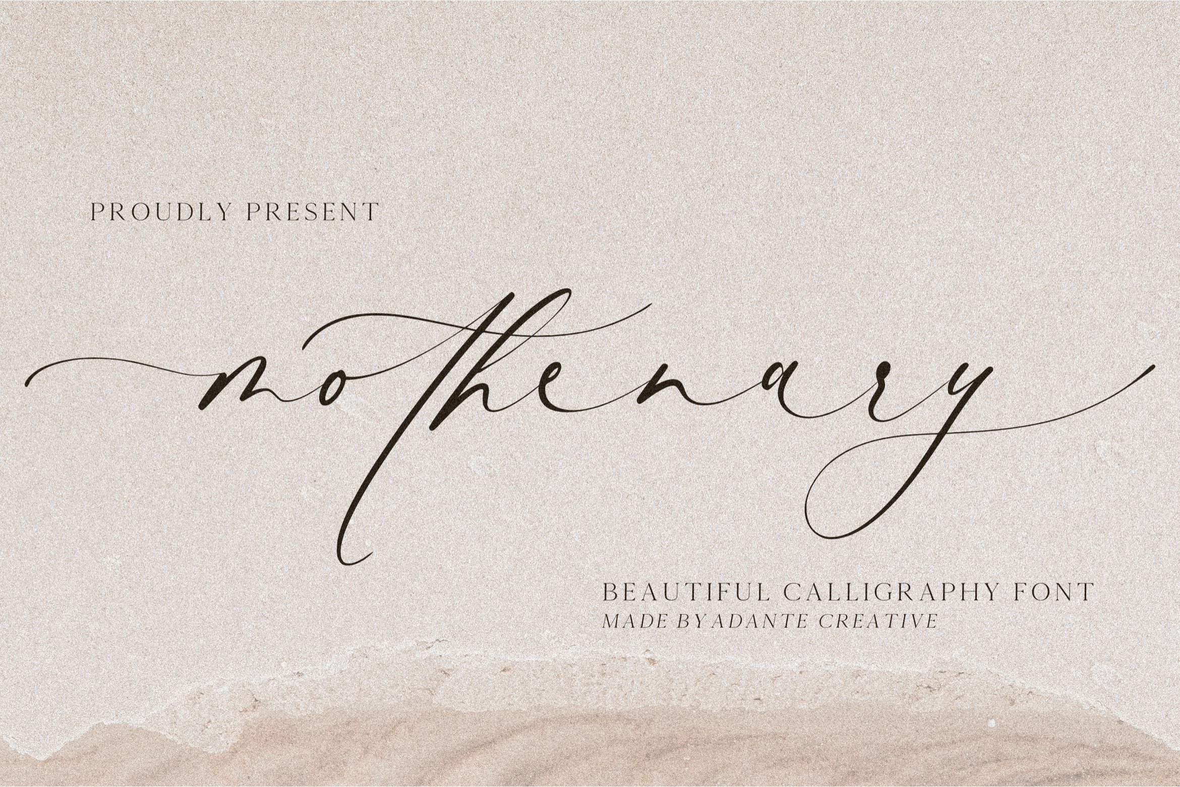 Mothenary Calligraphy Font