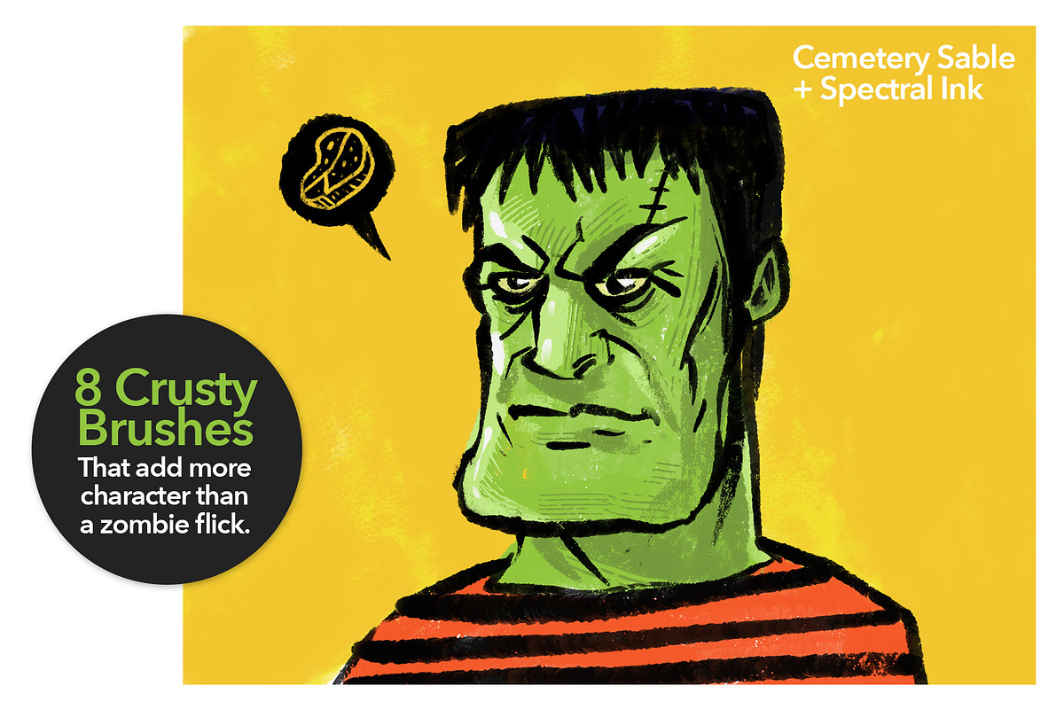 Vintage Engrave & Decay Brushes, a Brush Add-On by Ink Gang Boss (Photo 3 of 7)
