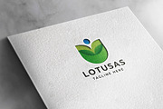 Lotus Flower Logo Template, a Branding & Logo Template by Design_Planet (Thumbnail 2 of 3)